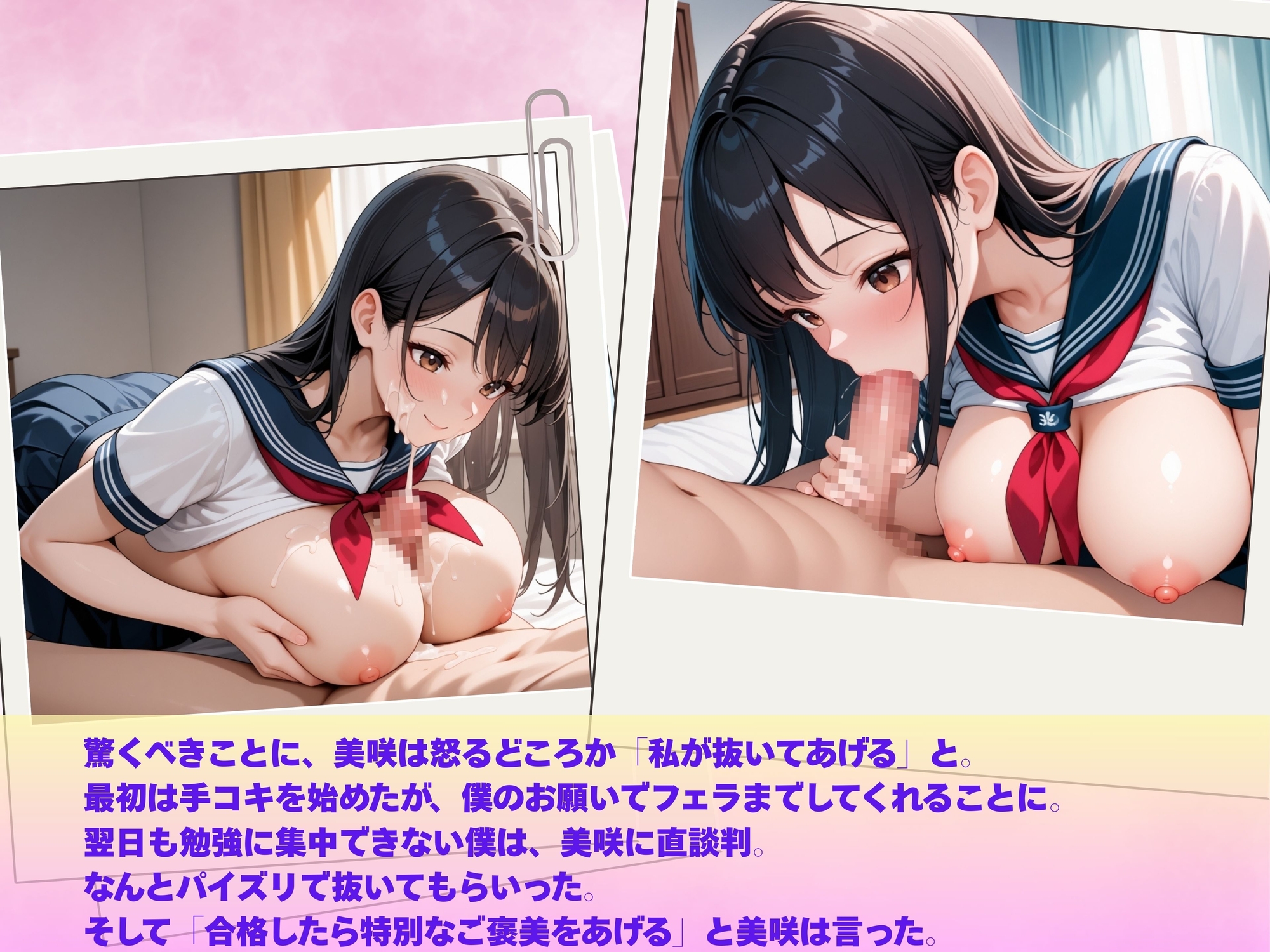 巨乳×妹 合格祝いは中出しえっち_3