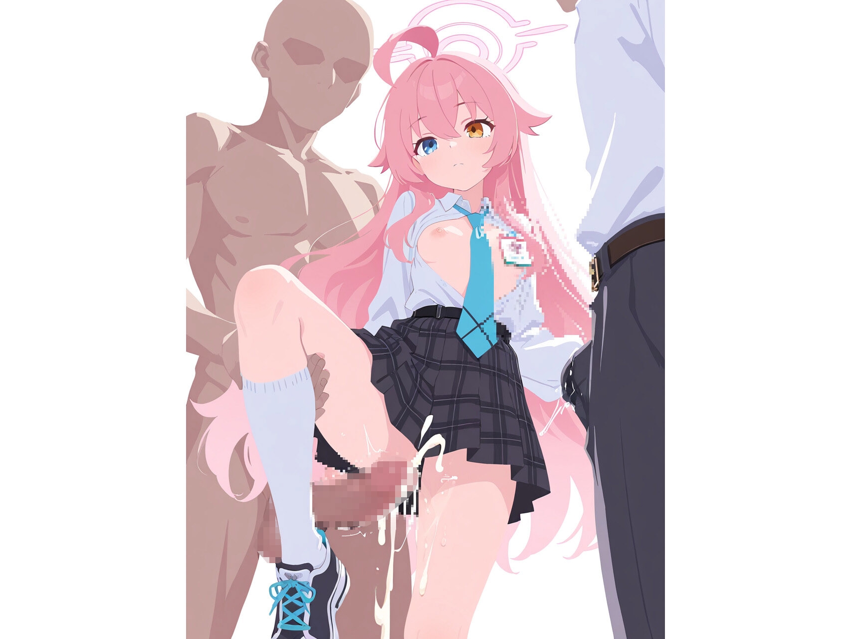 ブルーア〇カイブの小〇遊ホシノちゃんとエッチ！(5)2