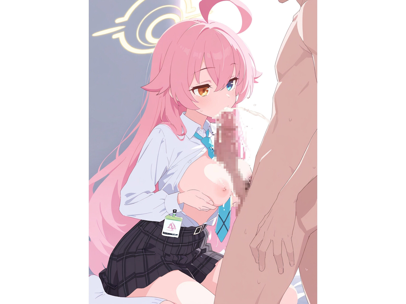 ブルーア〇カイブの小〇遊ホシノちゃんとエッチ！(6)2