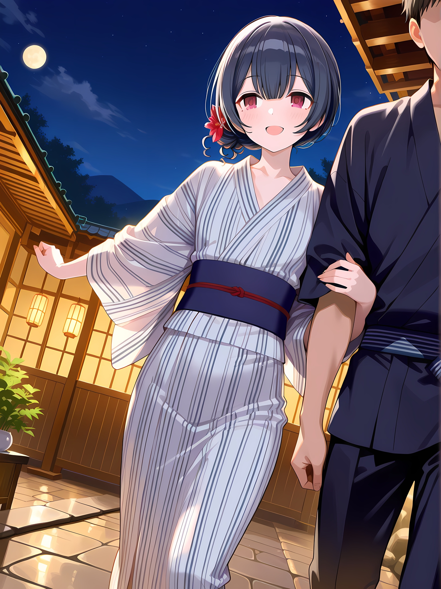 催○使って他人の彼女と温泉ックス!杜◯凛世_1