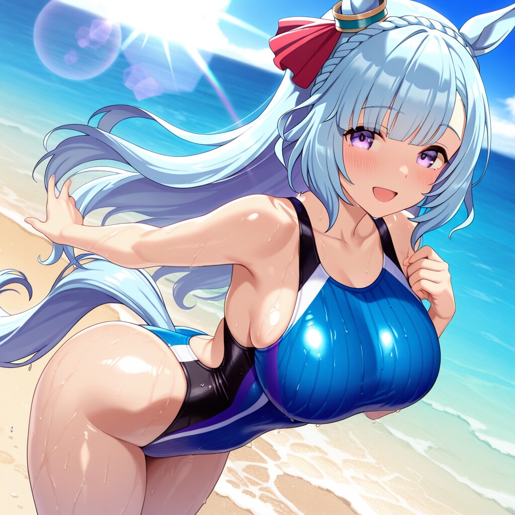 ウマ耳の娘 競泳水着編 その21