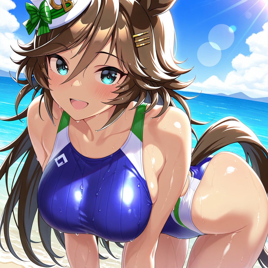 ウマ耳の娘 競泳水着編 その23