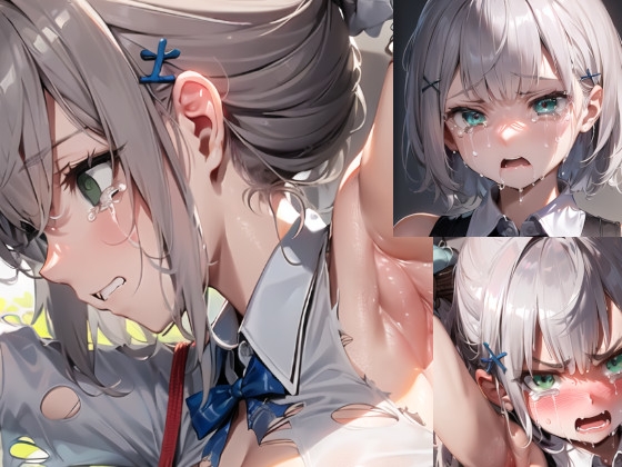 ハード・ノ〇虐 妊娠前&妊娠後ボテ腹(白銀ノ〇ル)