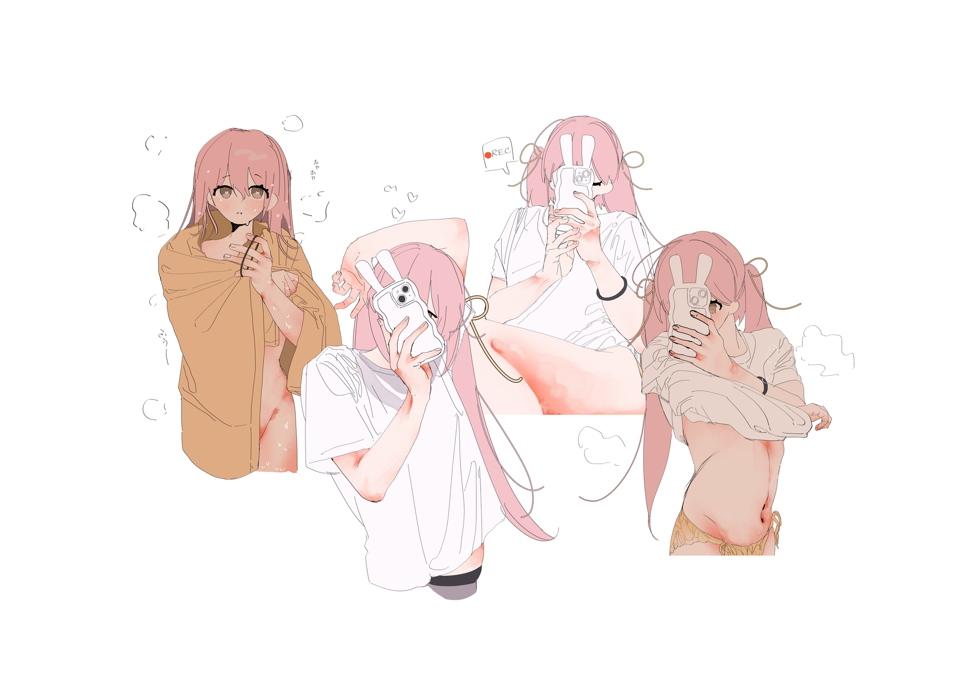 自撮りちゃんがちょっとえっちな目に遭うだけ1〜3 画像6