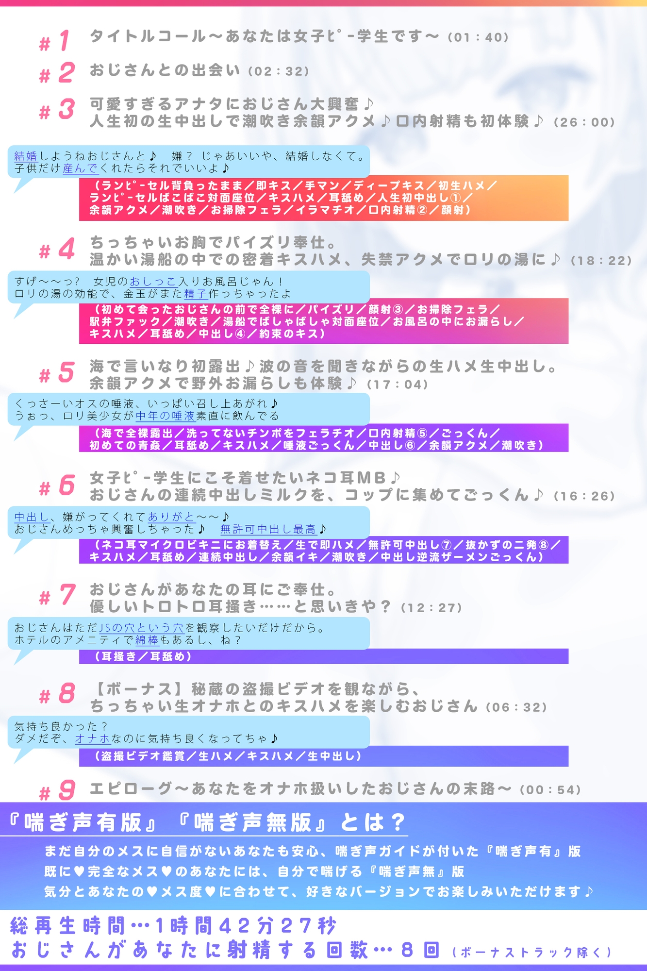 【✨14日間限定特典✨】あなたは気弱な口リ美少女なので、おじさん(声帯は秋山はるる)のマジカルチンポに逆らえません【ハメられ体験ASMR】 画像3