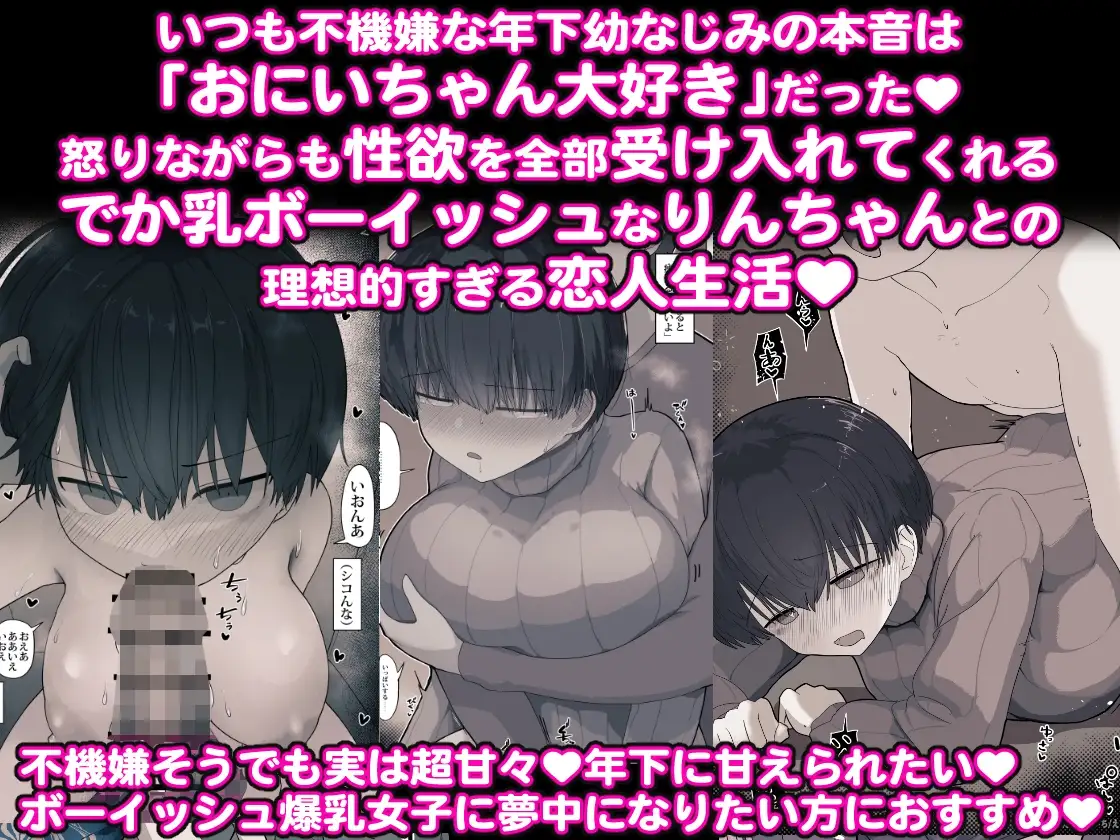 おとなりのでか乳ボーイッシュ年下幼なじみに怒られたいし愛されたい！ りんちゃん1 えいいちのまとめ2 [えいいち] | DLsite 同人 - R18