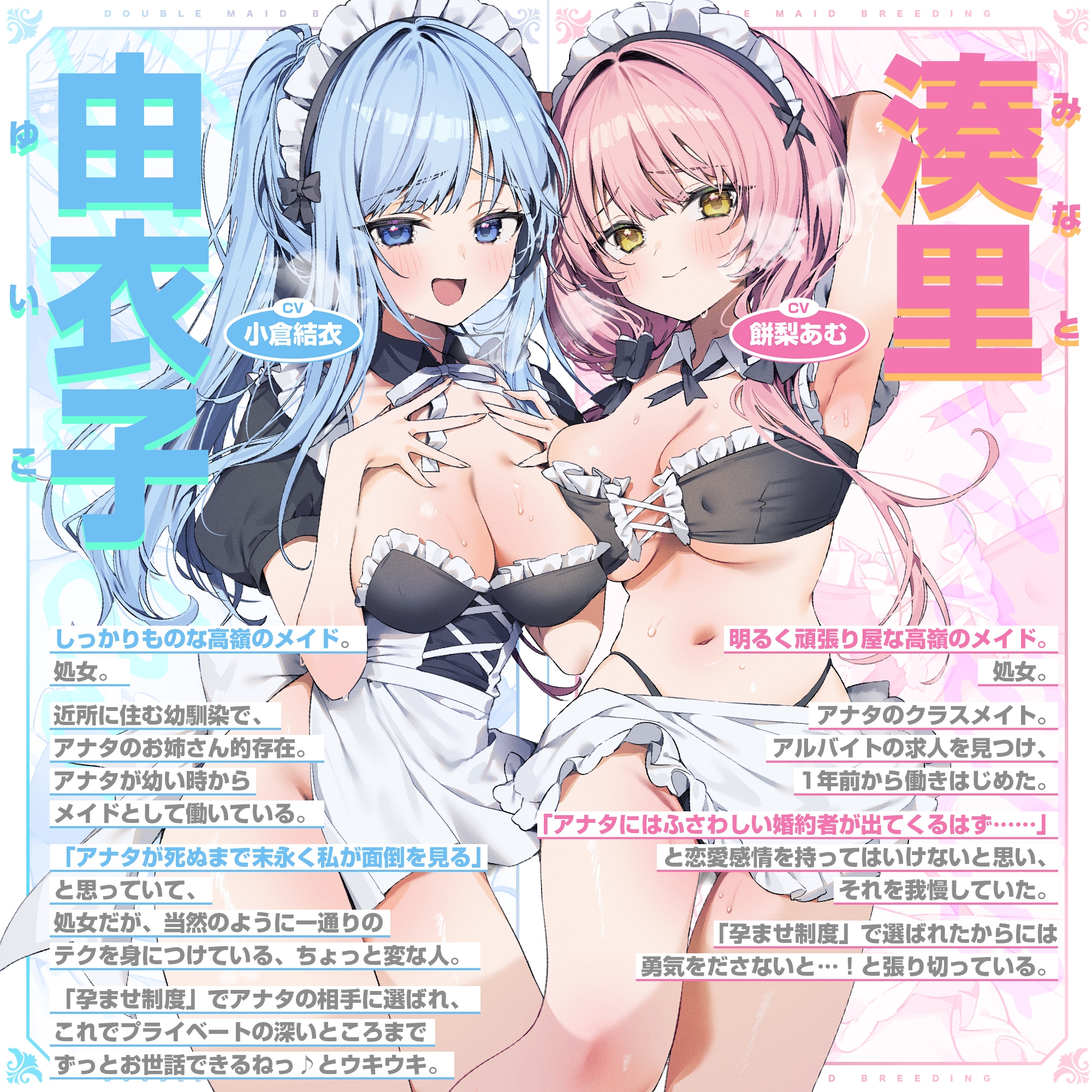 孕ませWメイド ~妊娠100%の女の子が奇跡的に僕のメイドさん二人共だった件について~《!早期購入特典!》 画像1
