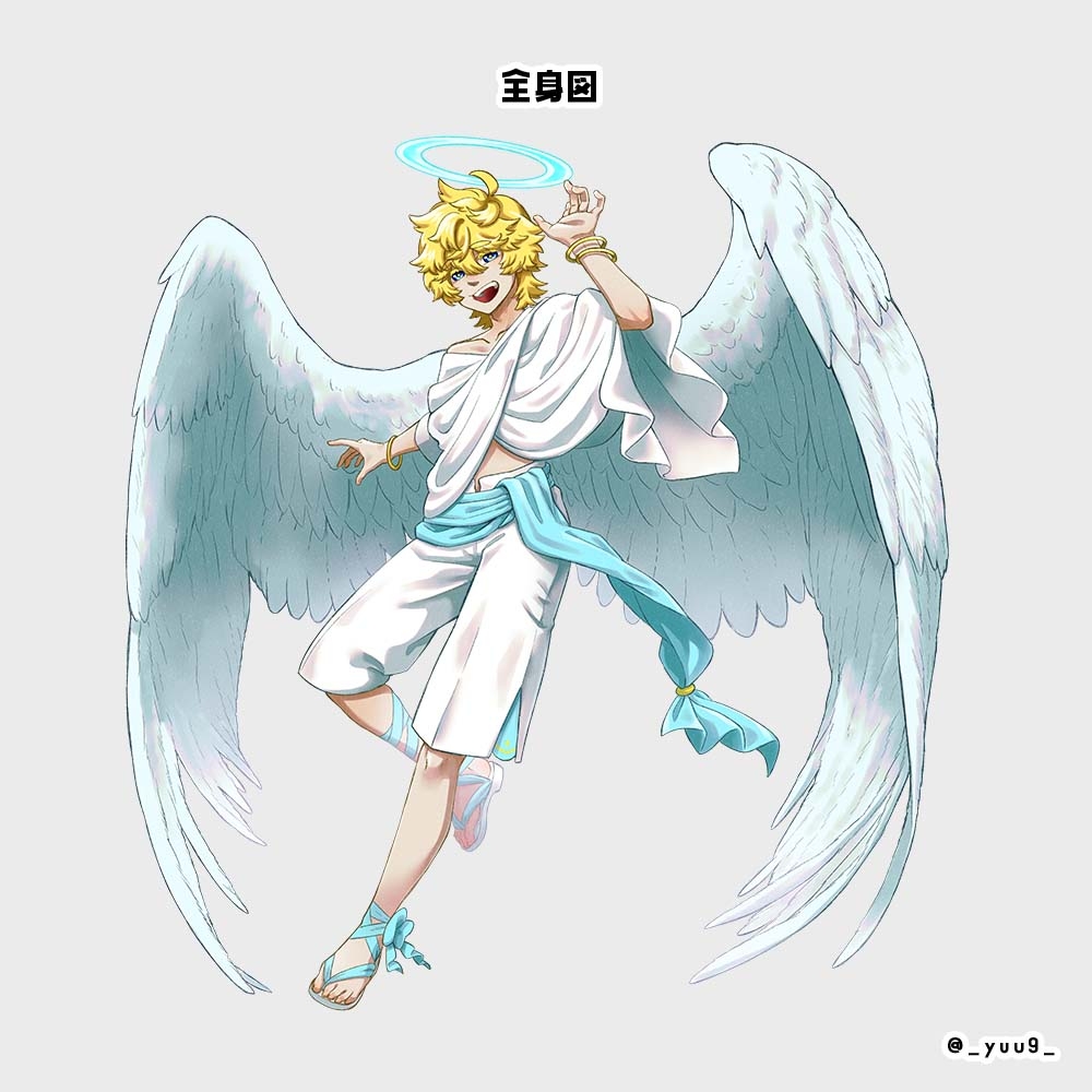 【立ち絵素材】天使【表情7種】