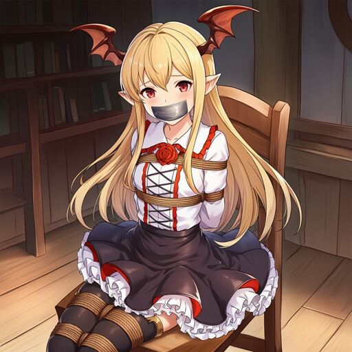 グラ〇ル女性キャラ緊縛イラスト集10