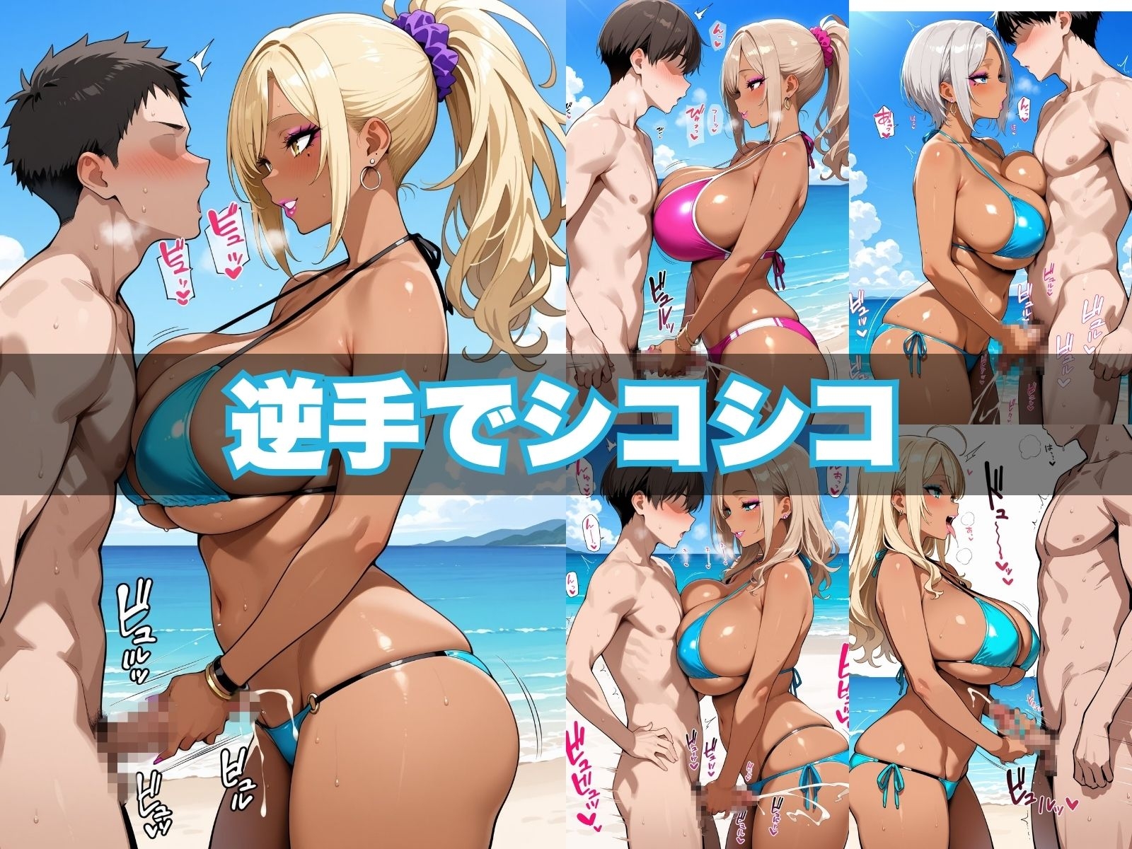 おちんぽヌキヌキ倶楽部 ～真夏のビーチ編～ 画像4