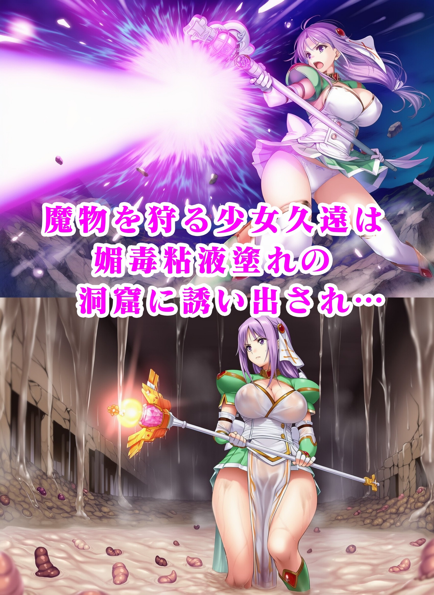 神聖天使クオン VS ナメクジ博士 ～淫虐の苗床家畜改造・大量出産～ 画像1
