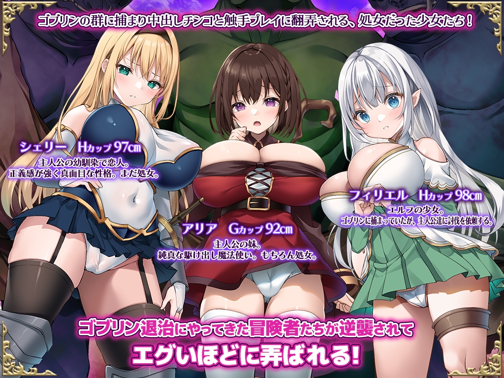 受胎ファンタジー 〜ゴブリン退治に失敗して彼女も妹もバチクソに犯され、 亜人の苗床にされたけど嬉しそうに出産カタルシス！〜 画像1