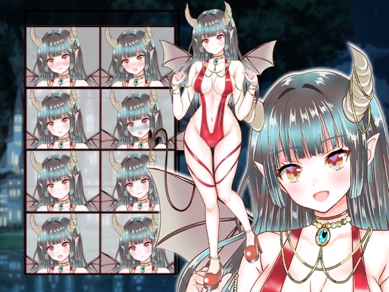 ファンタジー衣装の少女立ち絵