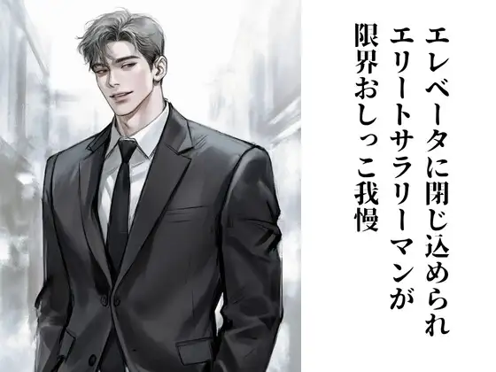 【おしっこ我慢】エレベーターにて、エリートサラリーマンの苦悩