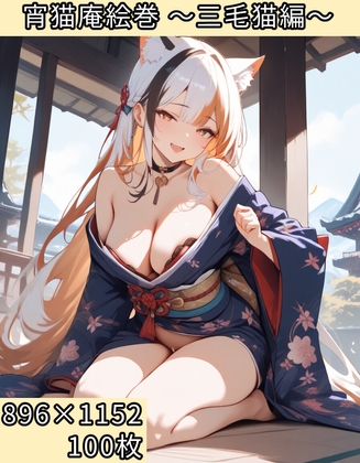 宵猫庵絵巻 ～三毛猫編～
