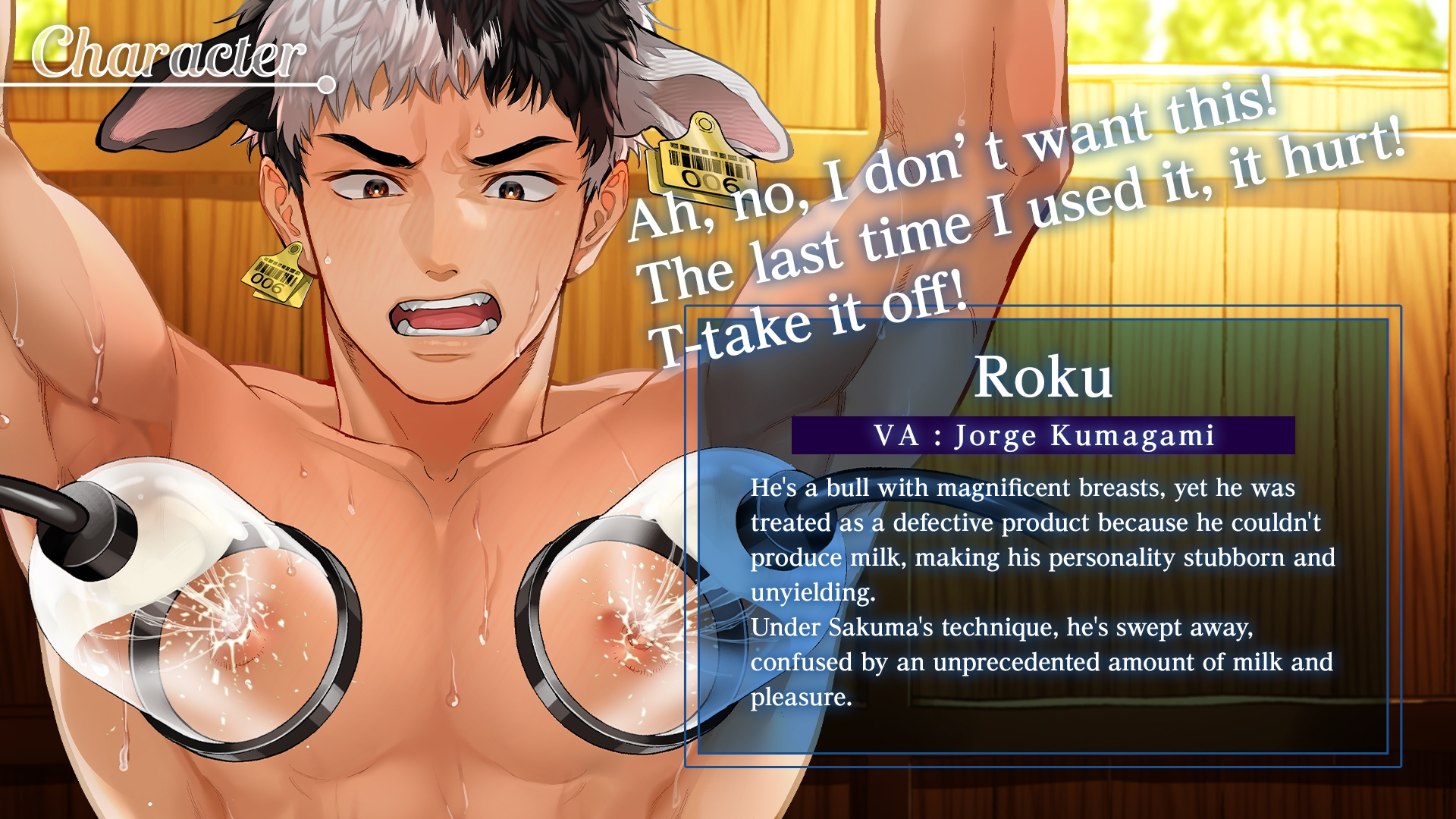 【Spine&Live2D】 Male Breast Milk  [ENG Sub]