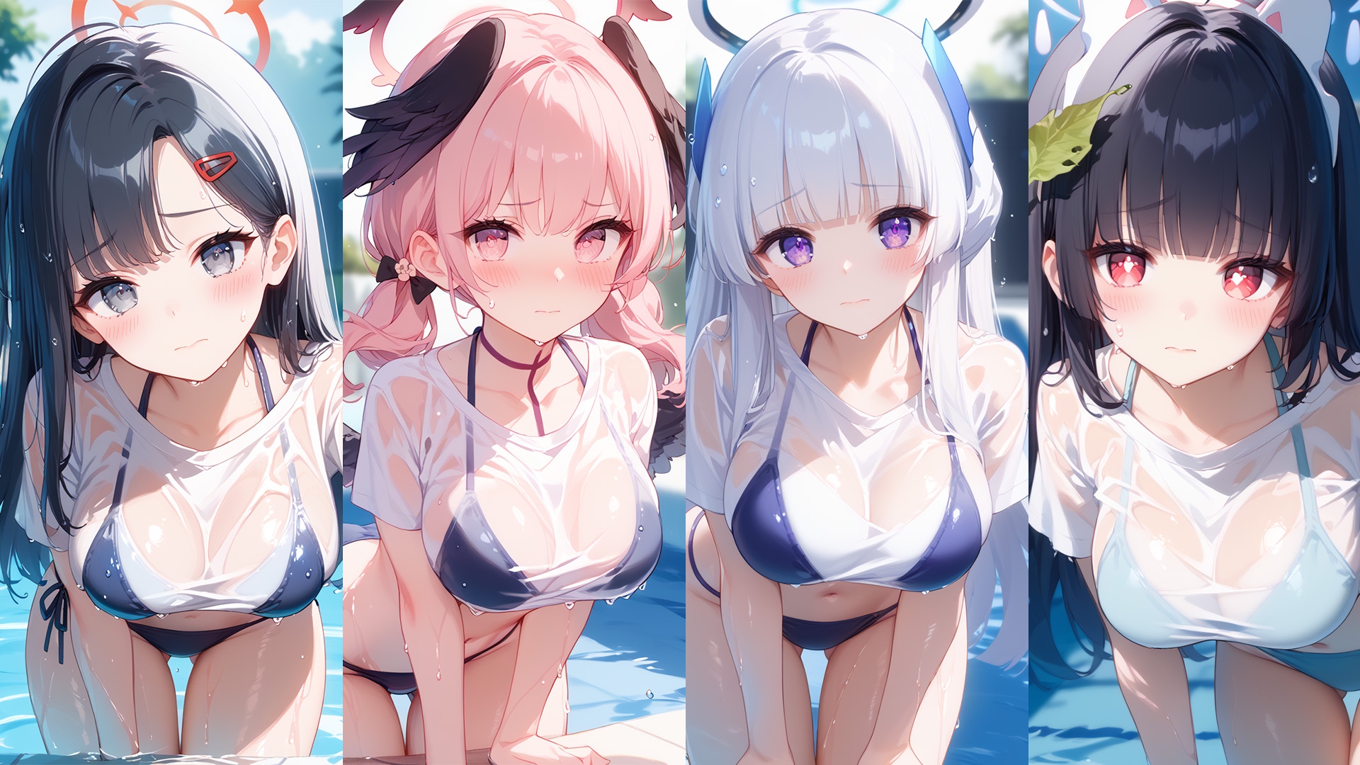 濡れT水着がエロすぎた ブルー〇ーカイブver 画像2