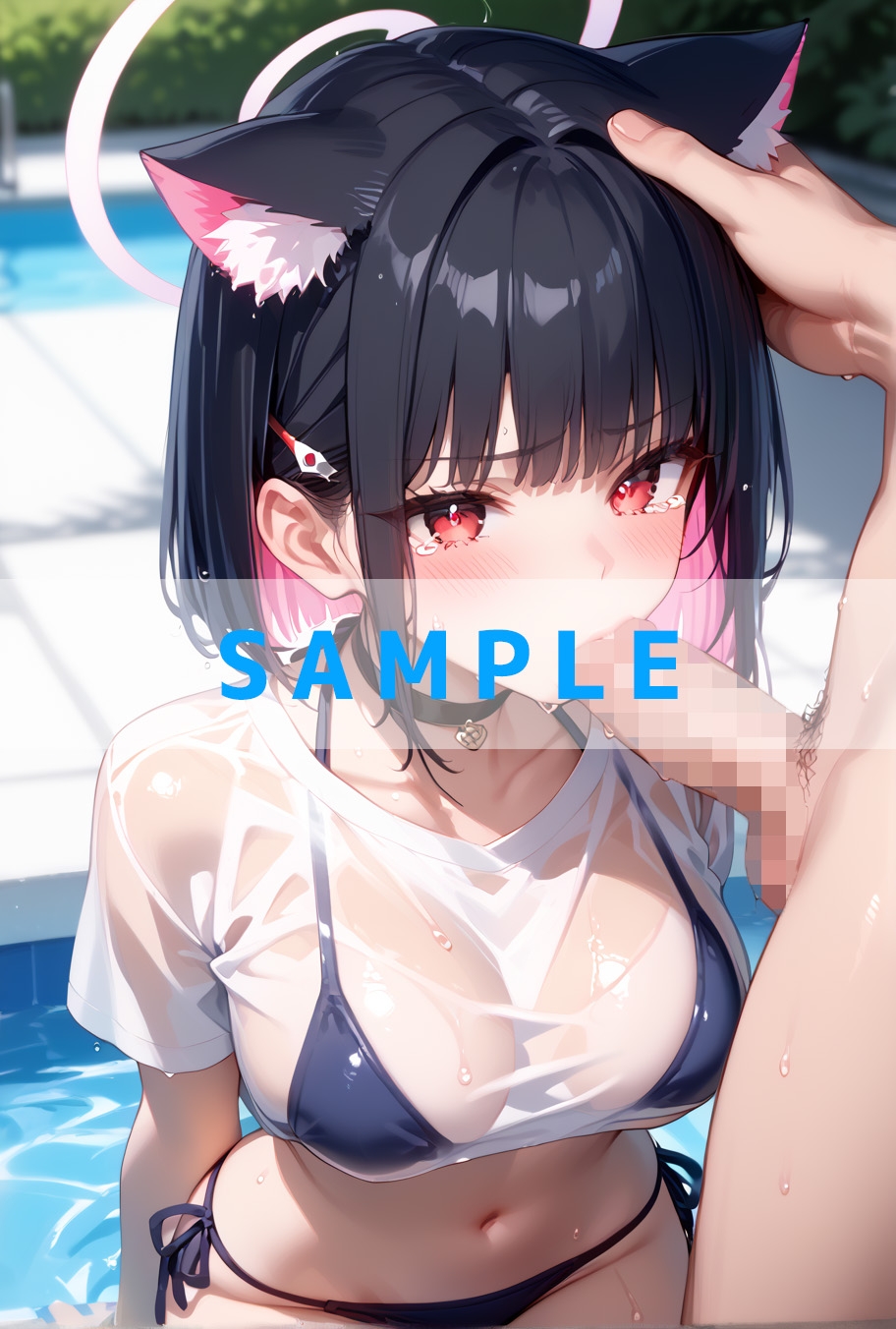 濡れT水着がエロすぎた ブルー〇ーカイブver 画像3