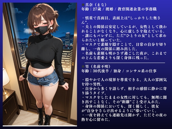 黒マスク人妻欲望快楽NTR 〜真奈(27)不倫SEX記録〜 画像2