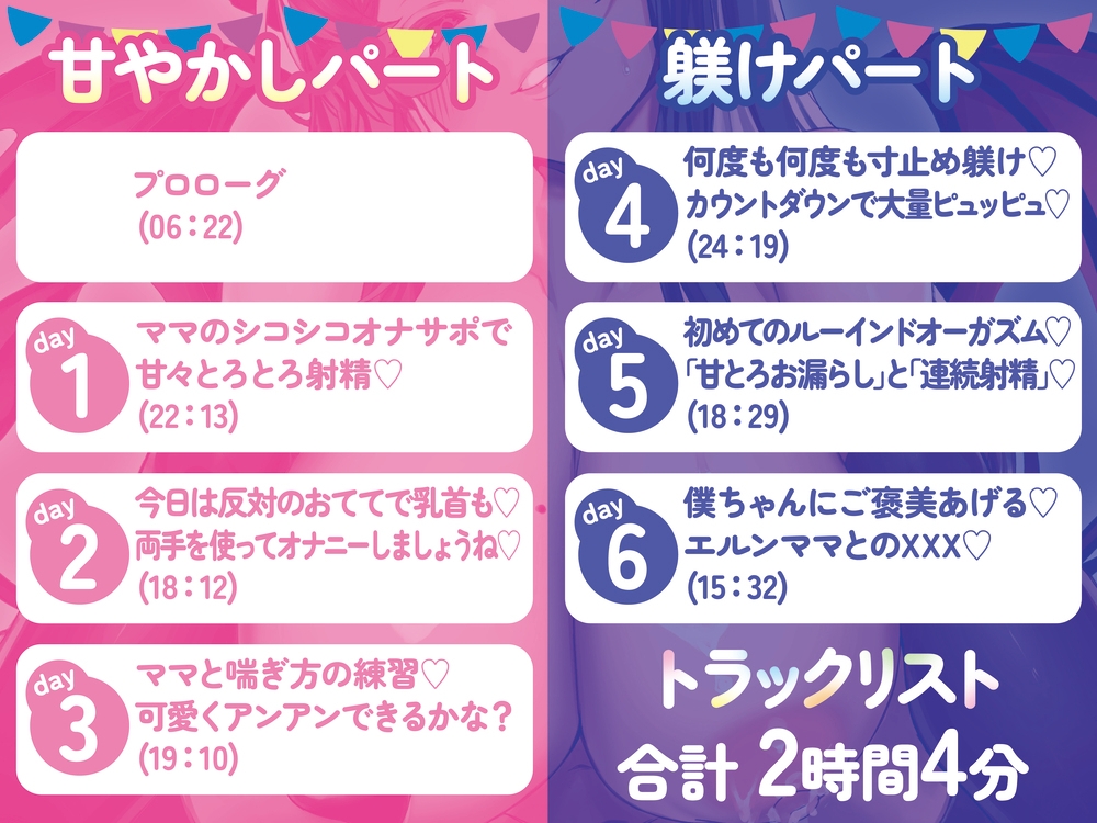 【全肯定→躾け】あまあま幼児退行オナサポ〜むっちり巨体のサキュバスママに全肯定オナサポで射精赤ちゃんに堕とされる♡〜 画像6