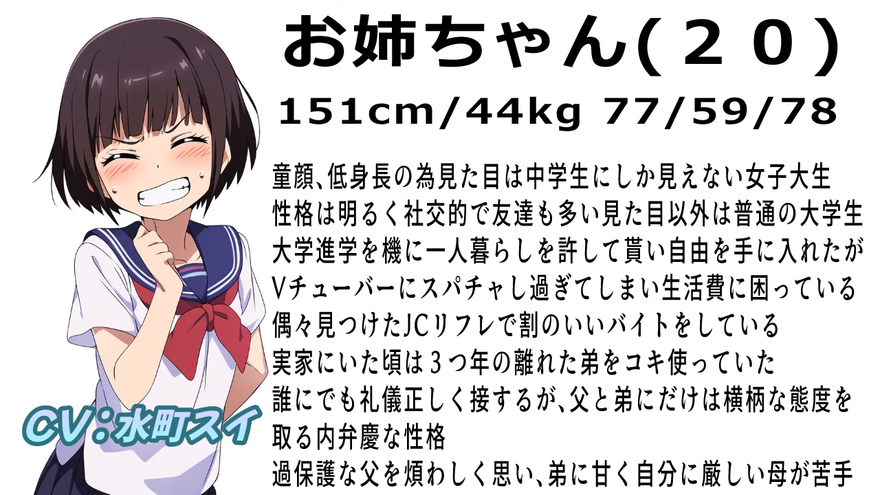 童顔お姉ちゃんの弱みを握って制服コスプレ羞恥デート 画像2