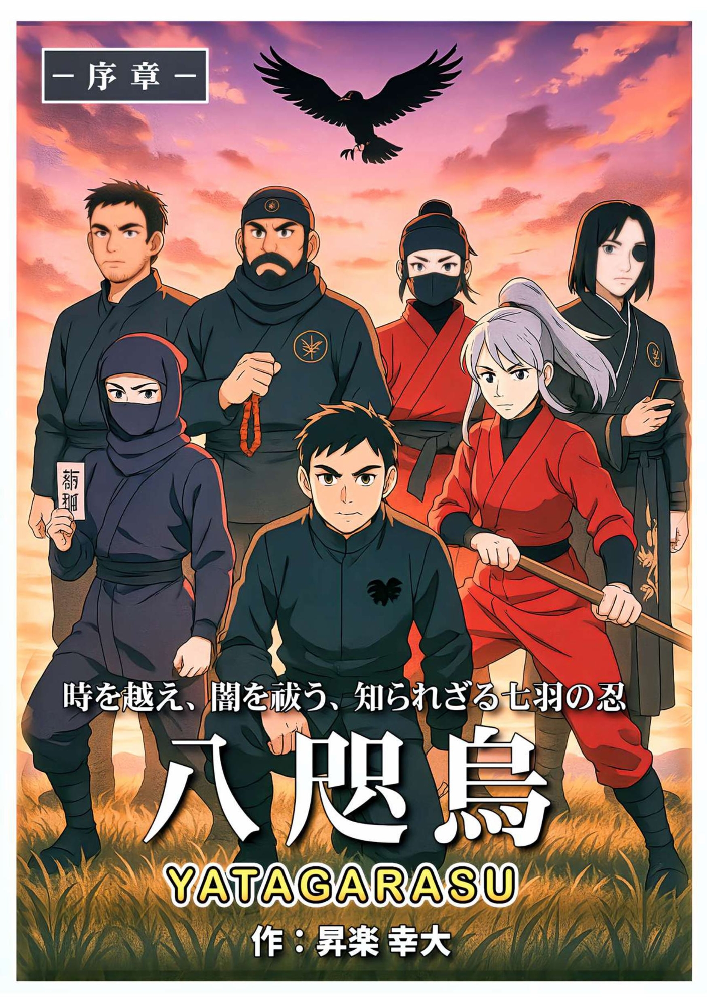 【祭企画】同人マンガ・AI『八咫烏【YATAGARASU】』1