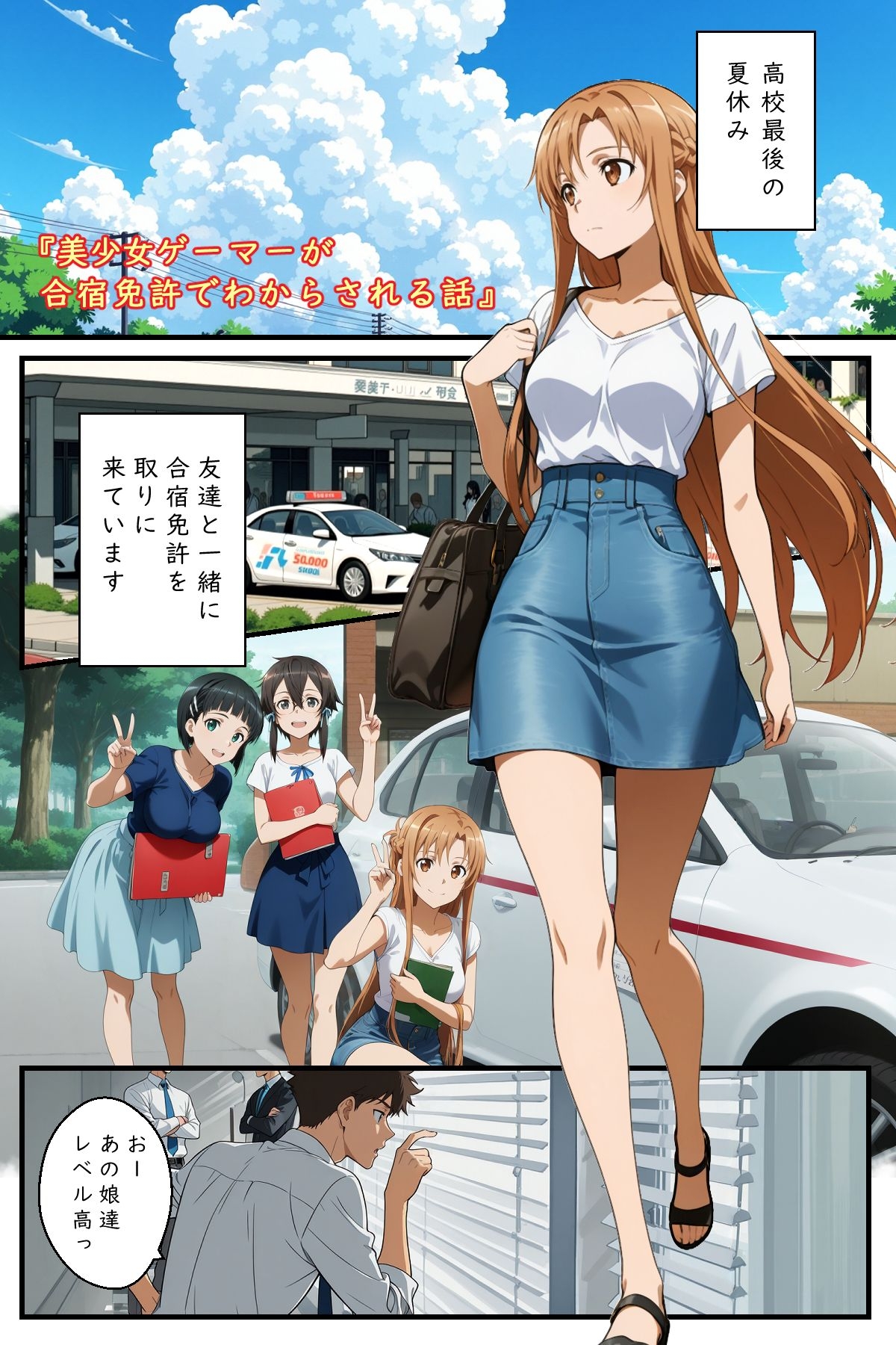 美少女ゲーマーが合宿免許でわからされる話 画像1