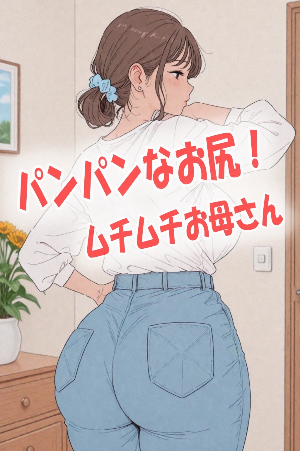 巨乳巨尻の人妻ムチムチお母さんに大興奮ムラムラがとまらない！イラスト500枚 画像3