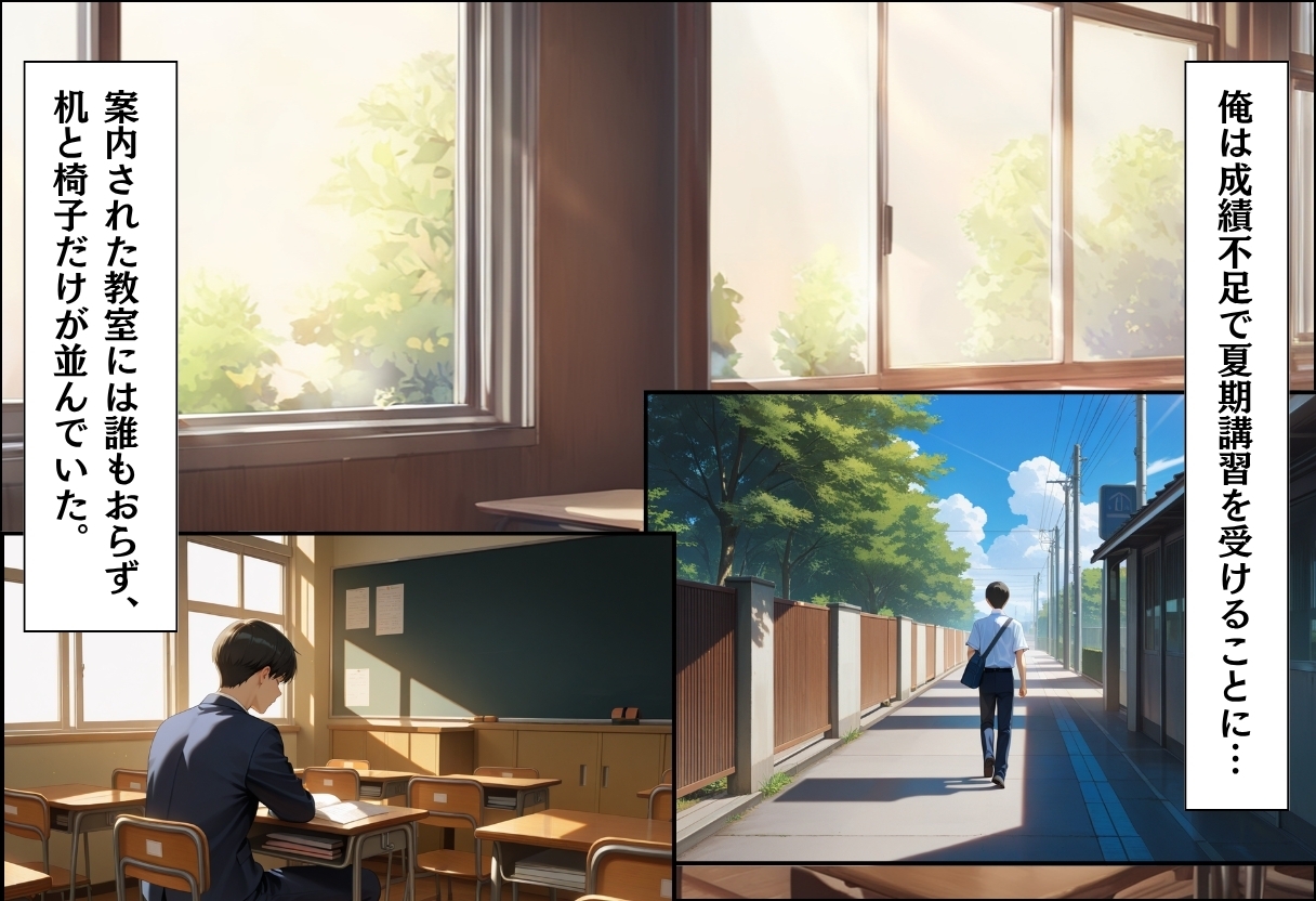 引っ越してきた田舎町がムチムチ熟女だらけだった話～学校の夏期講習編～ 画像3