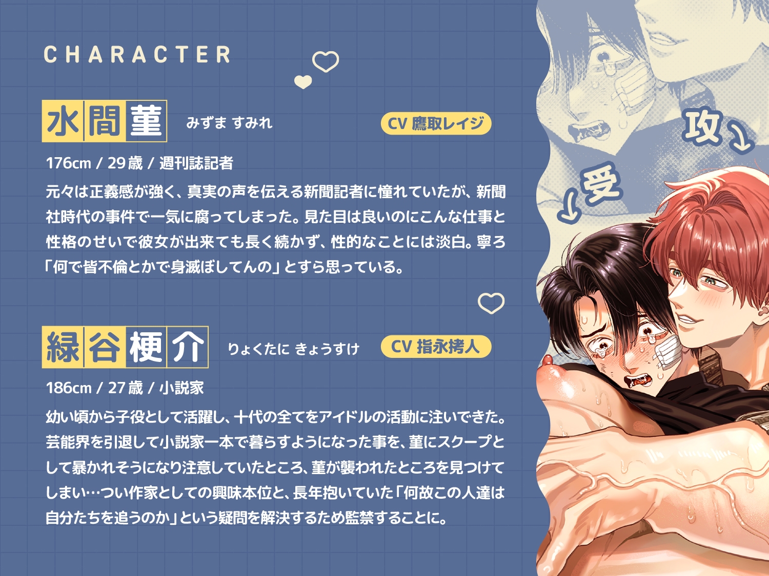 鬼畜週刊誌記者さん、カントボーイ化で小説家(元アイドル)に軟禁されちゃいました。～優甘愛撫と言葉で執拗クリ責めされて痙攣泣きじゃくりアクメ……後に恋……?～ 画像2