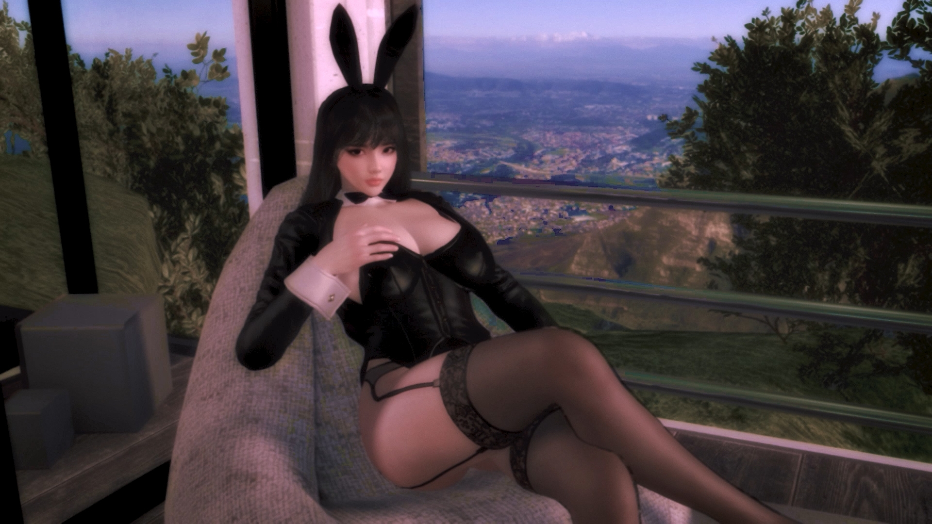 バニーコスでエッチしてくれる無表情彼女 画像1