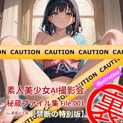 素人美少女AI撮影会 裏秘蔵ファイル集 File.001 illustration!