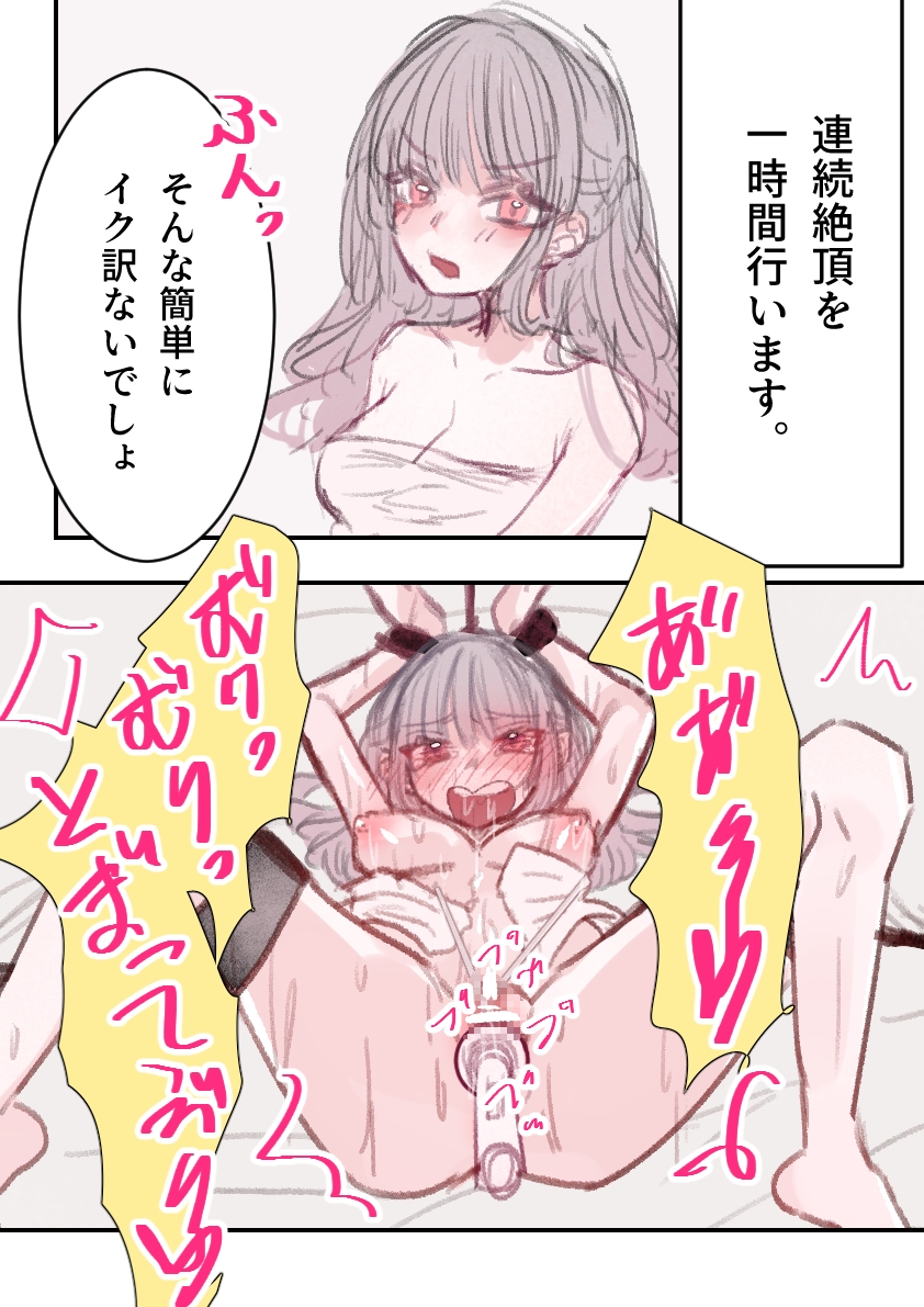 一時間連続絶頂 画像1