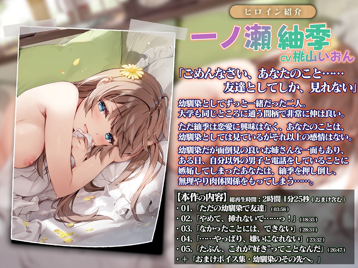 幼馴染との関係が壊れた夜【CV.桃山いおん/KU100バイノーラル】 画像1