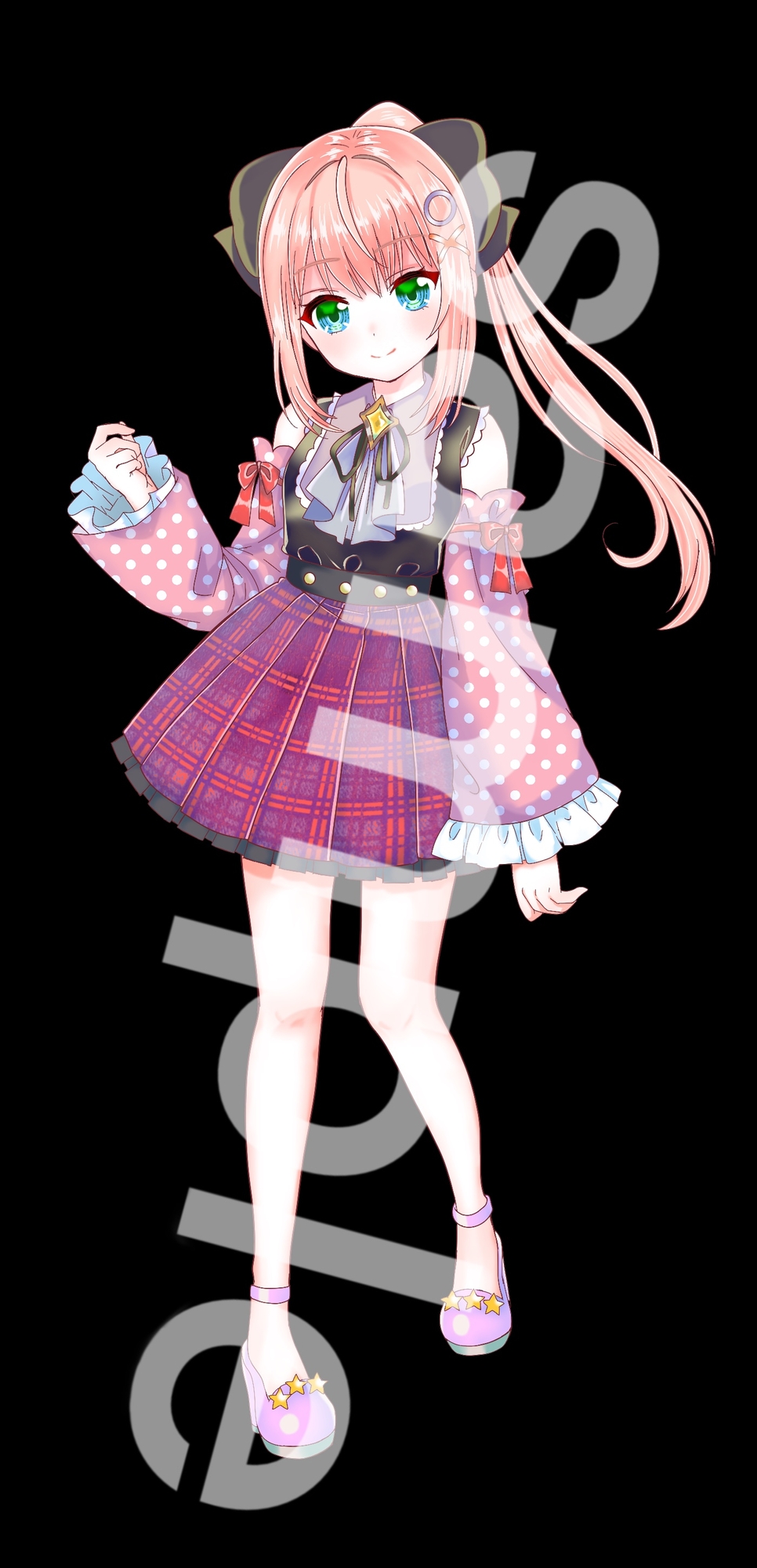 ファンタジー衣装の少女立ち絵35
