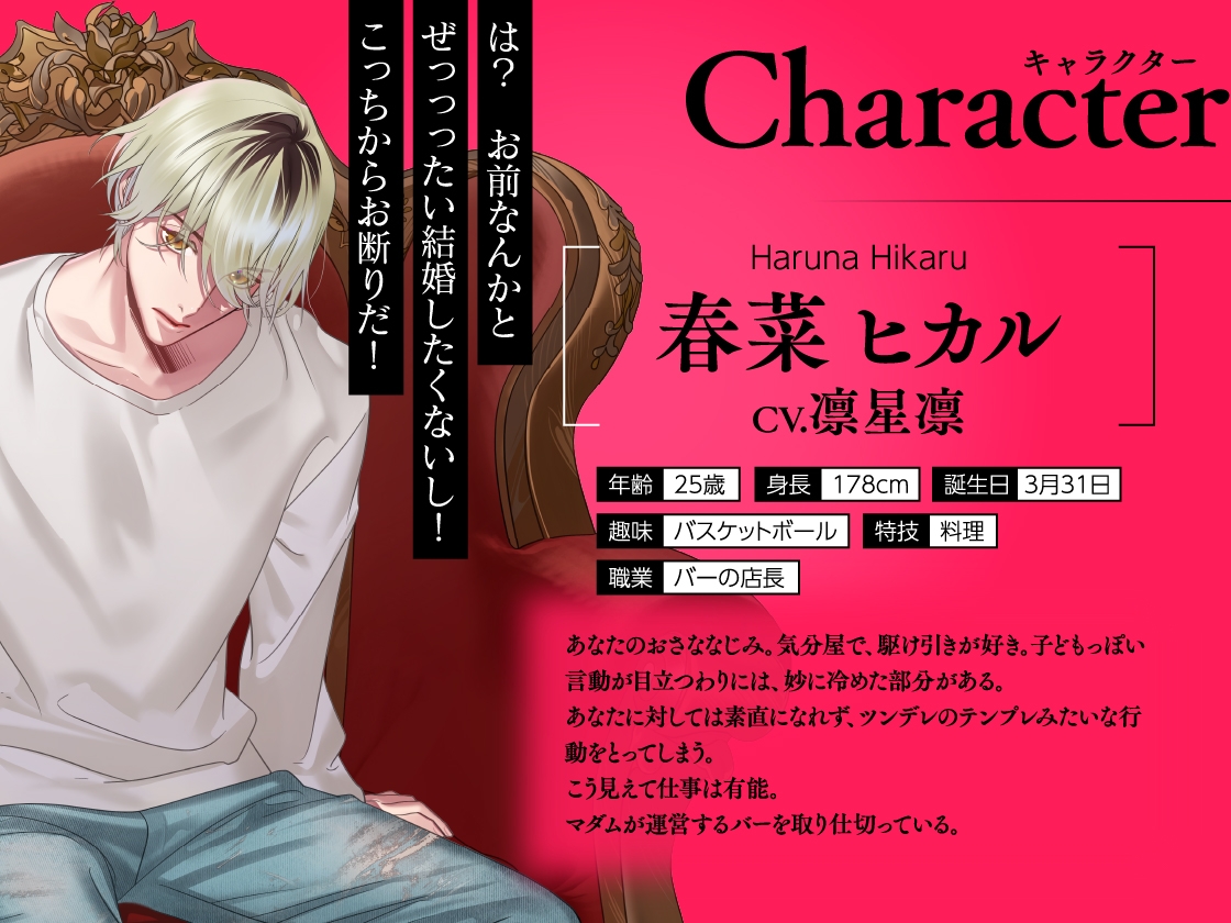 【CV.凛星凛】イケメン相続 候補者No.01 春菜ヒカル-3画像