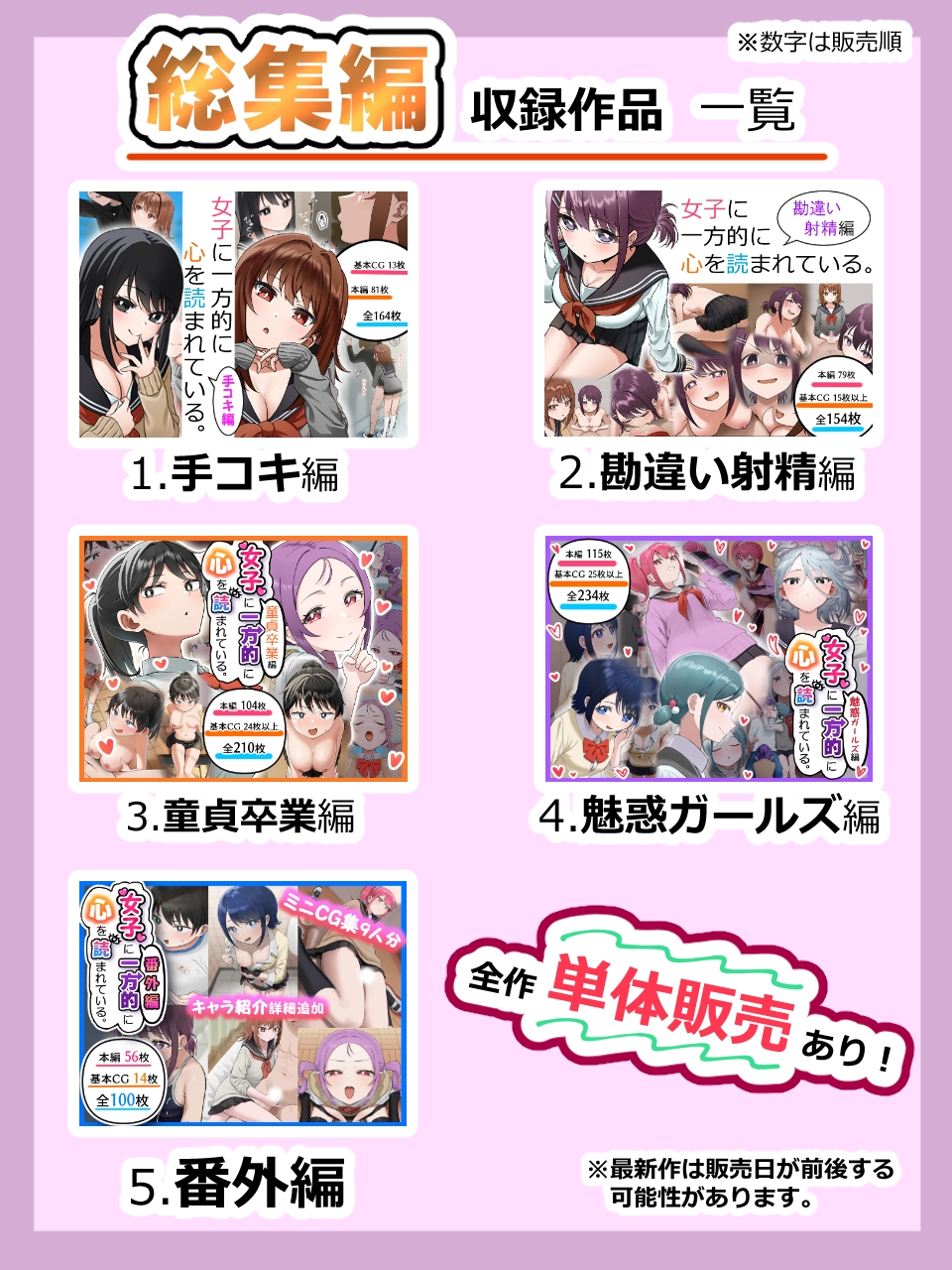 女子に一方的に心を読まれている。総集編 画像1