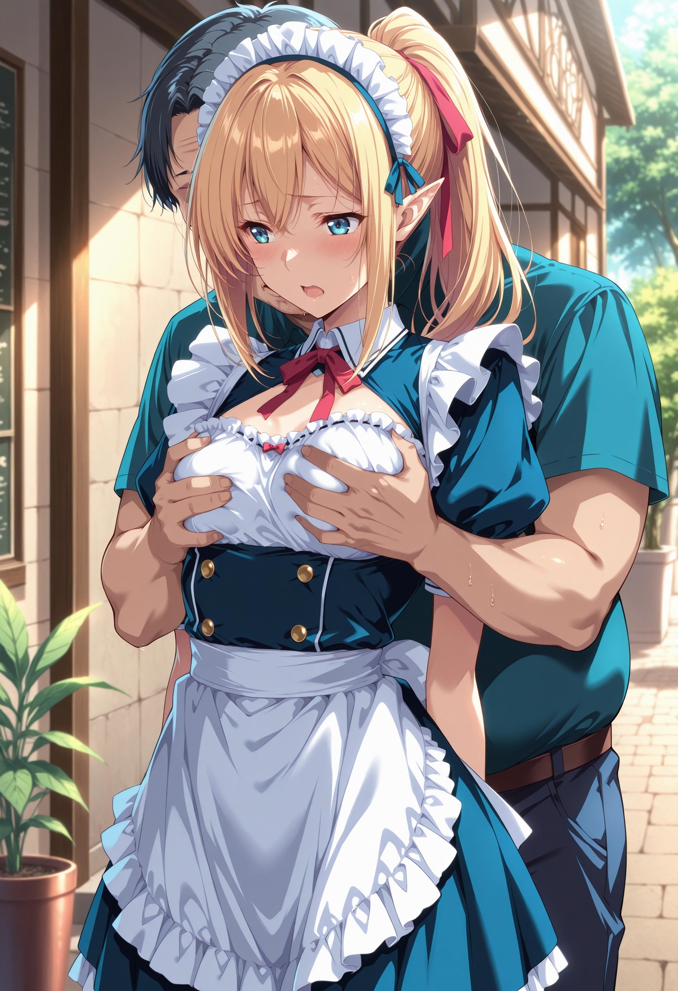 エルフのメイドさんからの熱烈ご奉仕!5 画像5