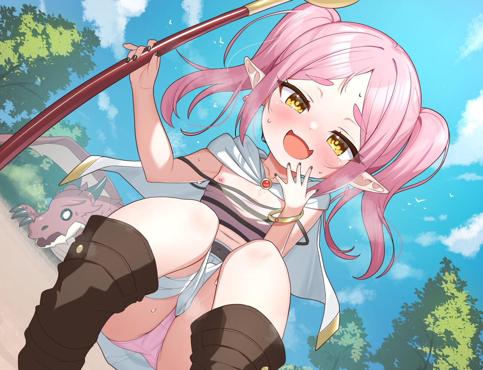【KU100】天才メ〇ガキ白魔道士の処女おまんこをオレの絶倫ちんぽでわからせたい【1時間30分/ファンタジー/オホ声】 画像4