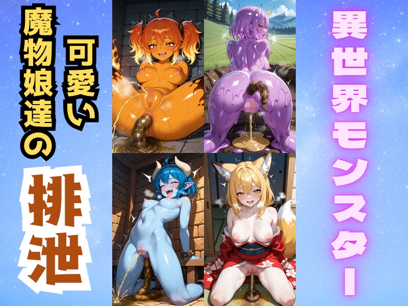 異世界スカトロ！モンスター娘のウンチオシッコで勃起が止まらない！【500枚/大容量】 画像1