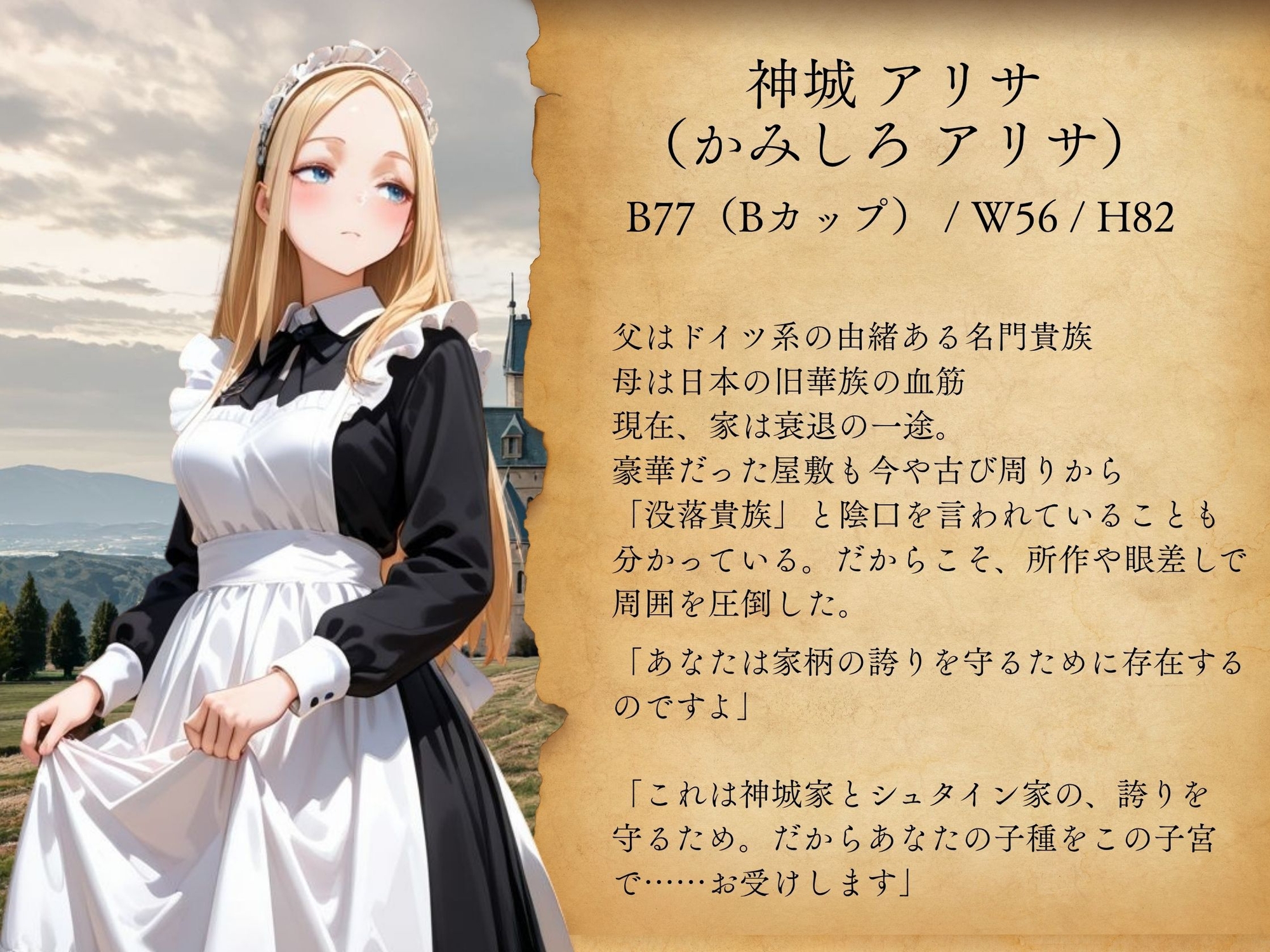 孕ませご奉仕学園～子宮でご奉仕させていただきます～ 神城アリサ 画像2