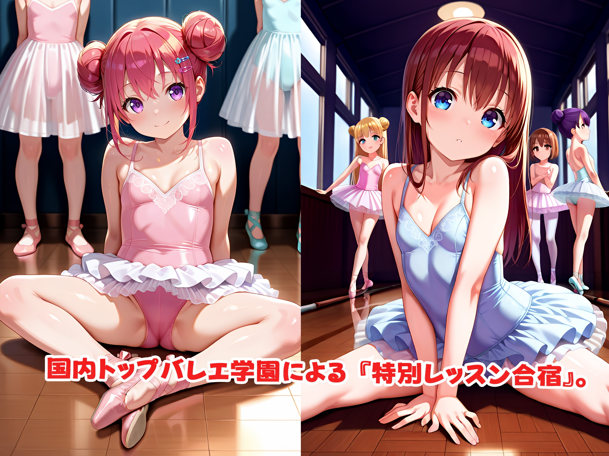 つるぺたバレエ団淫欲指導記録 画像1