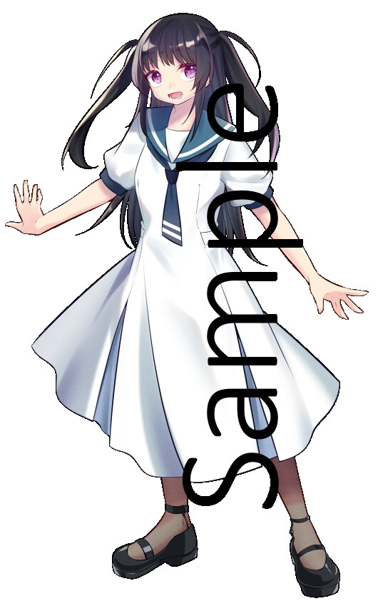 女性立ち絵01 画像1