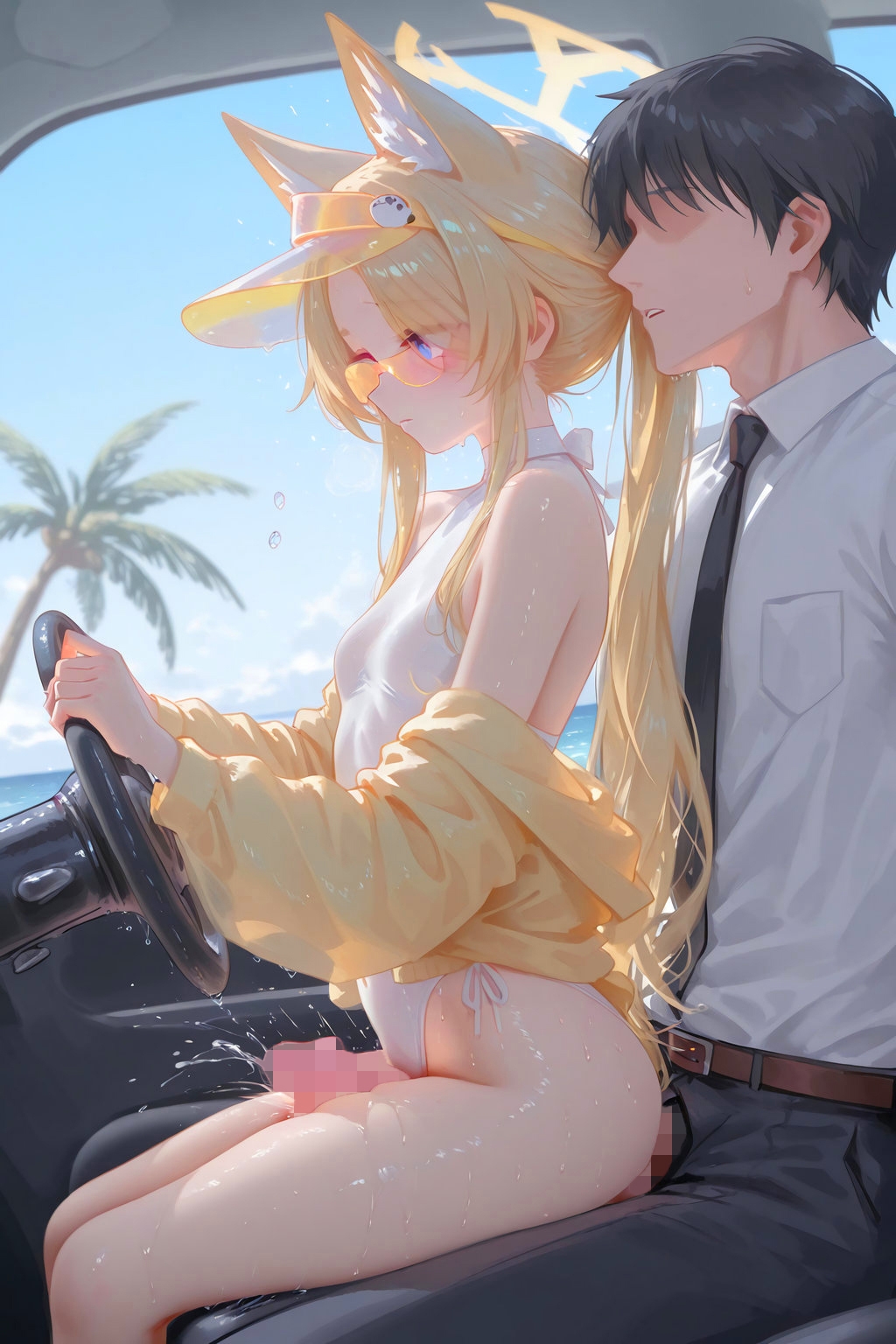 ながら運転事例・水着乱交パーティー (176P セイア+ミカ&ナギサ) 画像9