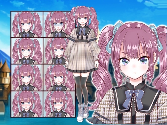 ファンタジー衣装の少女立ち絵36 画像2
