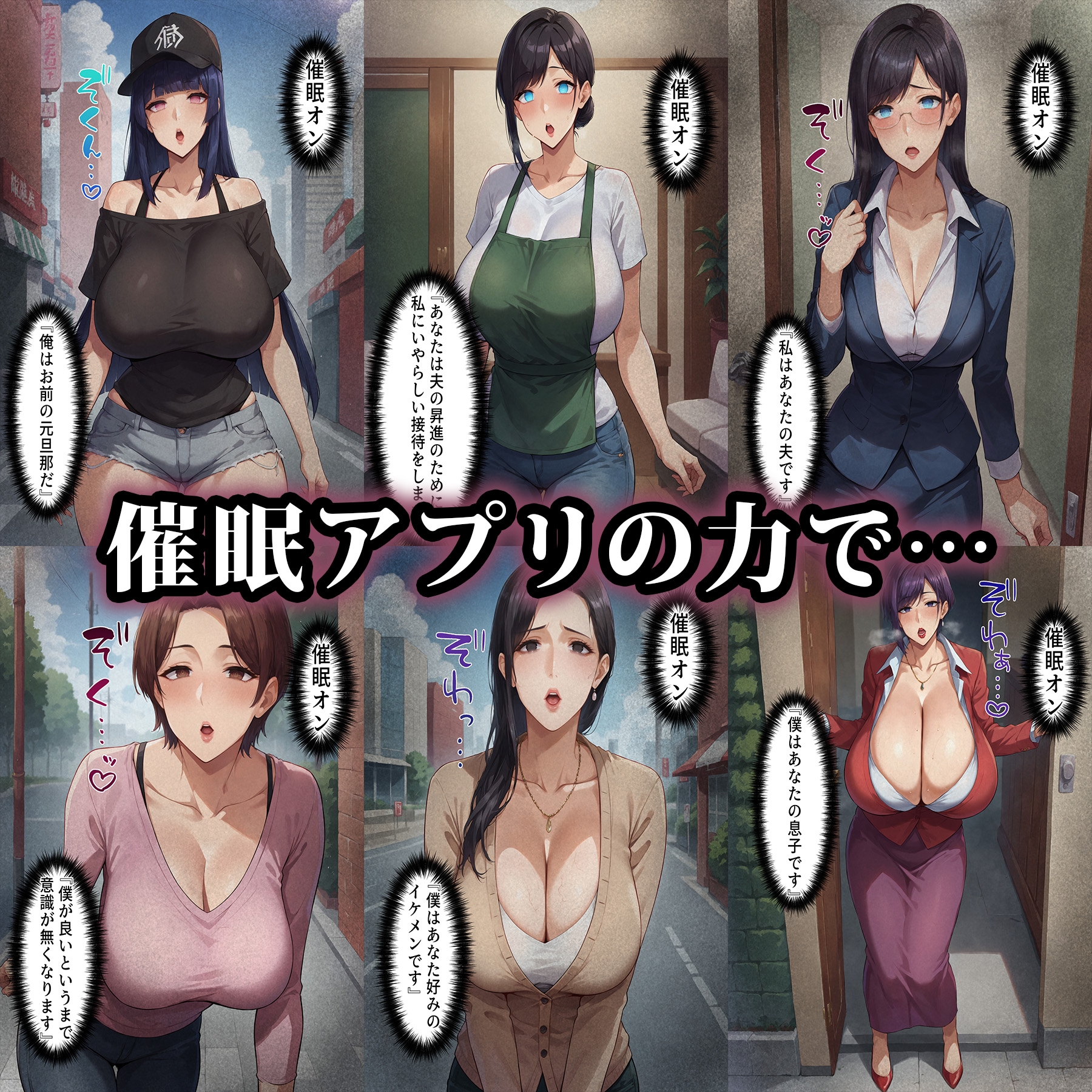 催○おじさんに支配された女達～総集編_9