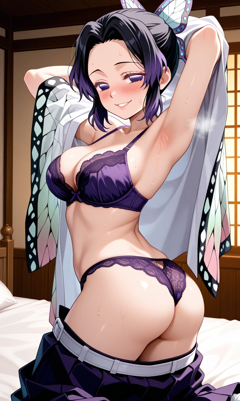 【鬼滅●刃】甘●寺蜜璃・胡●しのぶ・栗●落カナヲ 〜アヘ顔中出し堕ちセックスCG集〜 | フェラ・オナニー・足コキ・中出し 画像8