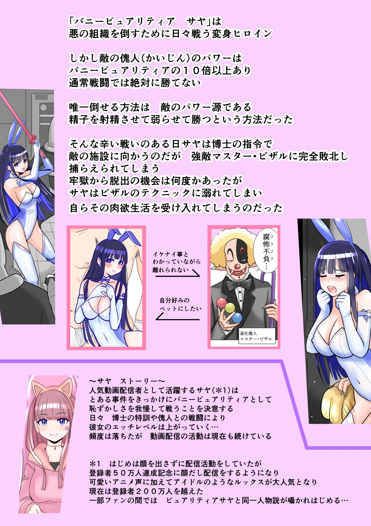 恥辱変身バニーピュアリティア サヤ 03 性介護の牢獄・肉欲のスタジオ撮影編 画像2