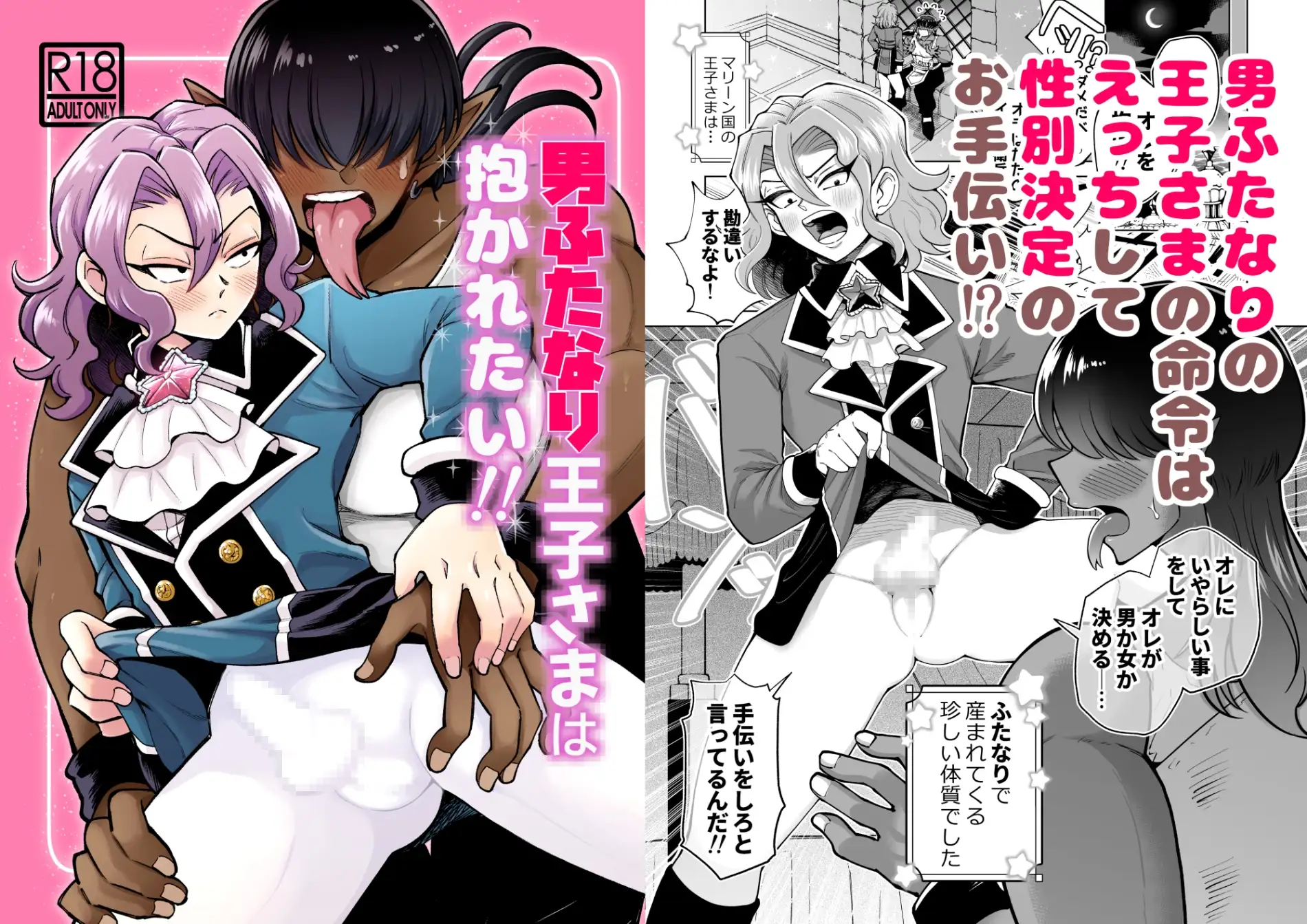 男ふたなり王子さまは抱かれたい！！ 1枚目