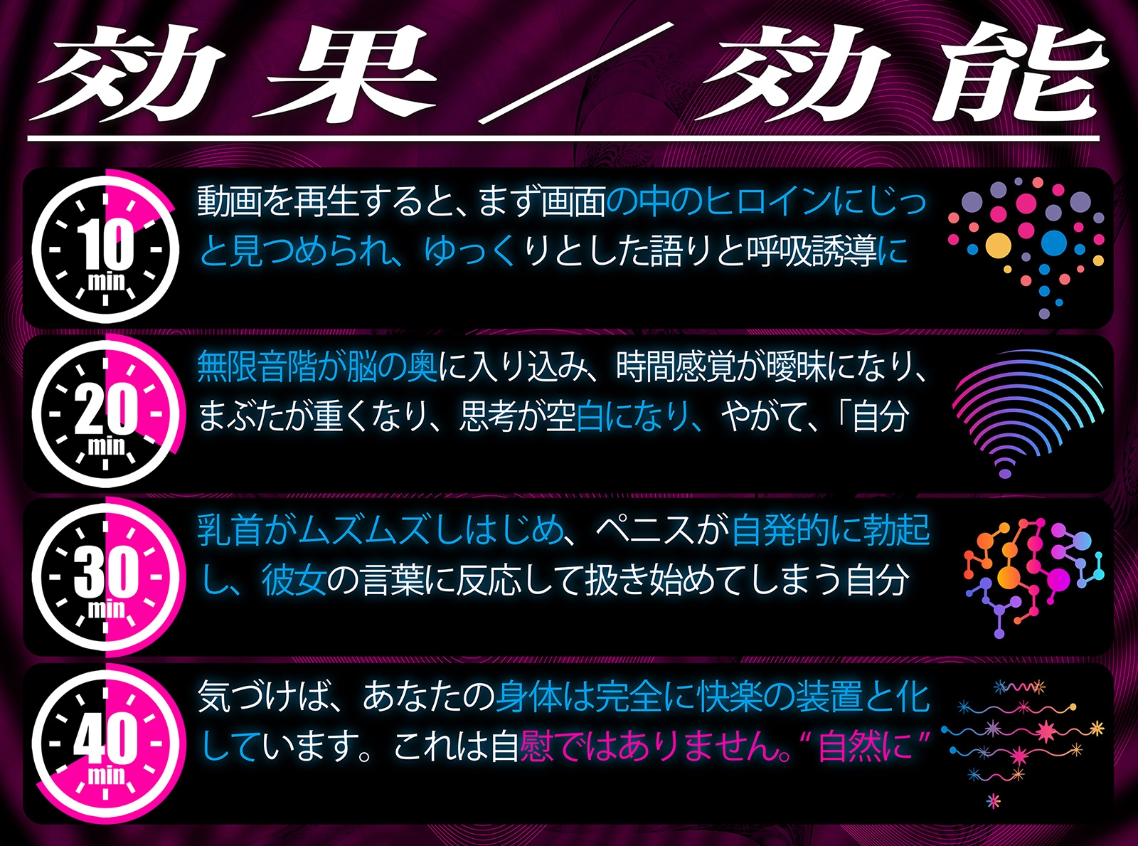 【⚠警告:催○音声未体験の方はご注意ください】深層快楽無限催○。～意識が飛ぶほど気持ちイイ官能トランス～ 画像6
